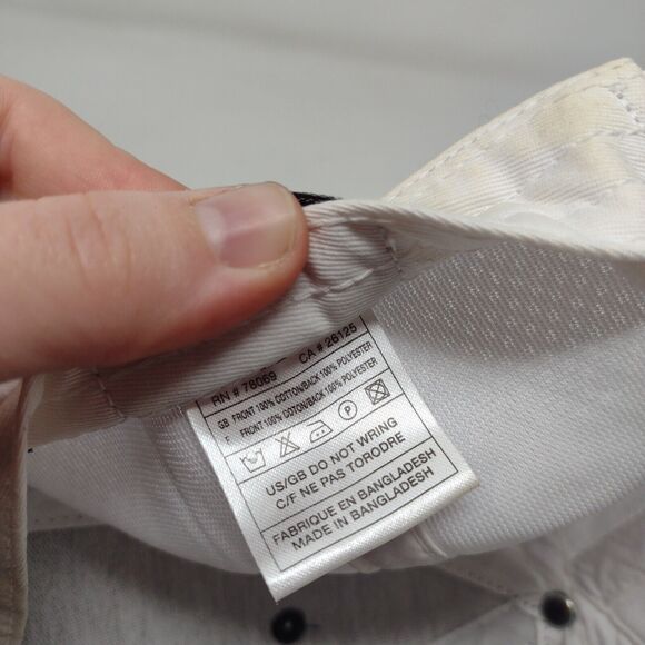 Crooked Stick Mens 2009 U.S. Senior Open Slideback Hat White Blue Adjustable - Picture 13 of 13